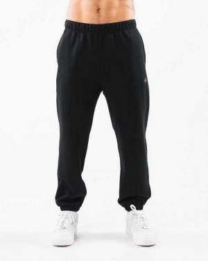 Black Men's Alphalete Academy Relaxed Jogger | UAE-703541