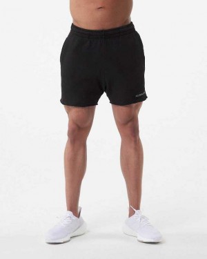 Black Men's Alphalete HCTS 5" Shorts | UAE-941206