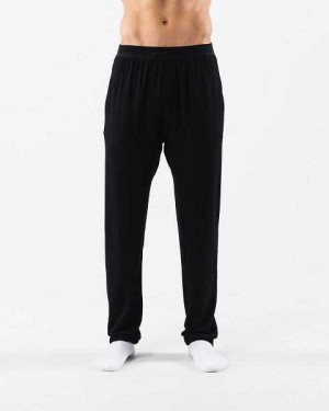 Black Men's Alphalete Lounge Jogger | UAE-710249