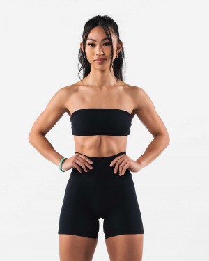 Black Women's Alphalete Aura Bandeau | UAE-537120