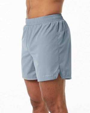 Blue Men's Alphalete Core Stride 5” Shorts | UAE-310479