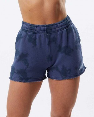 Blue Women's Alphalete HCTS 3.5" Shorts | UAE-795832