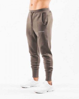 Brown Men's Alphalete Academy Club Jogger | UAE-973658