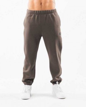 Brown Men's Alphalete Academy Relaxed Jogger | UAE-741023