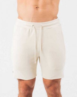 Brown Men's Alphalete Identity 6” Shorts | UAE-638521