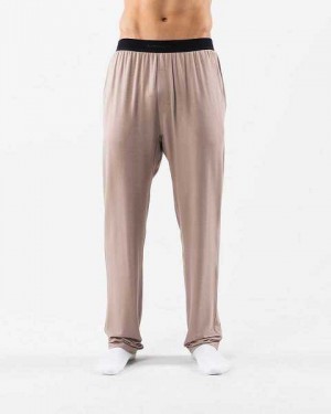 Brown Men's Alphalete Lounge Jogger | UAE-945107