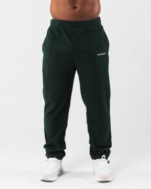 Green Unisex Alphalete King Jogger | UAE-150872