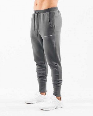 Grey Men's Alphalete Academy Club Jogger | UAE-716985