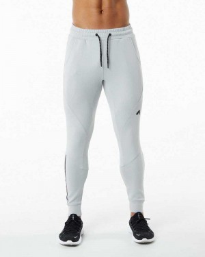 Grey Men's Alphalete ELMTS Cuffed Jogger | UAE-483152