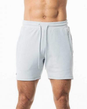 Grey Men's Alphalete Identity 6” Shorts | UAE-230618