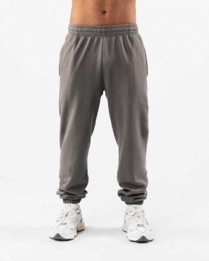 Grey Unisex Alphalete Earth Dye Natural Jogger | UAE-436127