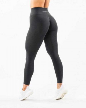 Grey Women's Alphalete Amplify Leggings | UAE-802365