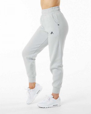 Grey Women's Alphalete ELMTS Cuffed Jogger | UAE-492581