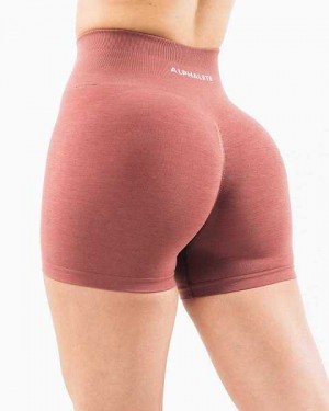 Rose Women's Alphalete Amplify 4.5" Shorts | UAE-917863