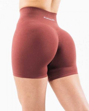 Rose Women's Alphalete Amplify 4.5" Shorts | UAE-962835