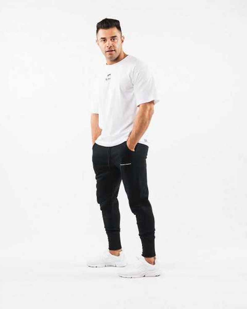 Black Men's Alphalete Academy Club Jogger | UAE-631490