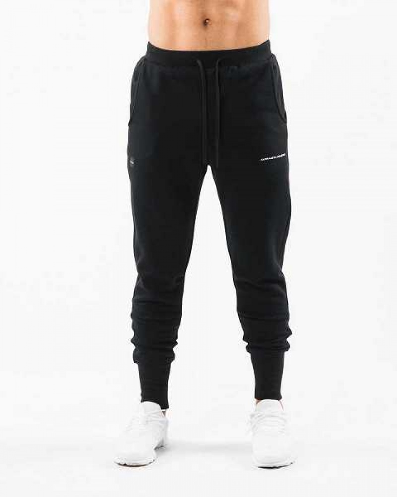 Black Men's Alphalete Academy Club Jogger | UAE-631490