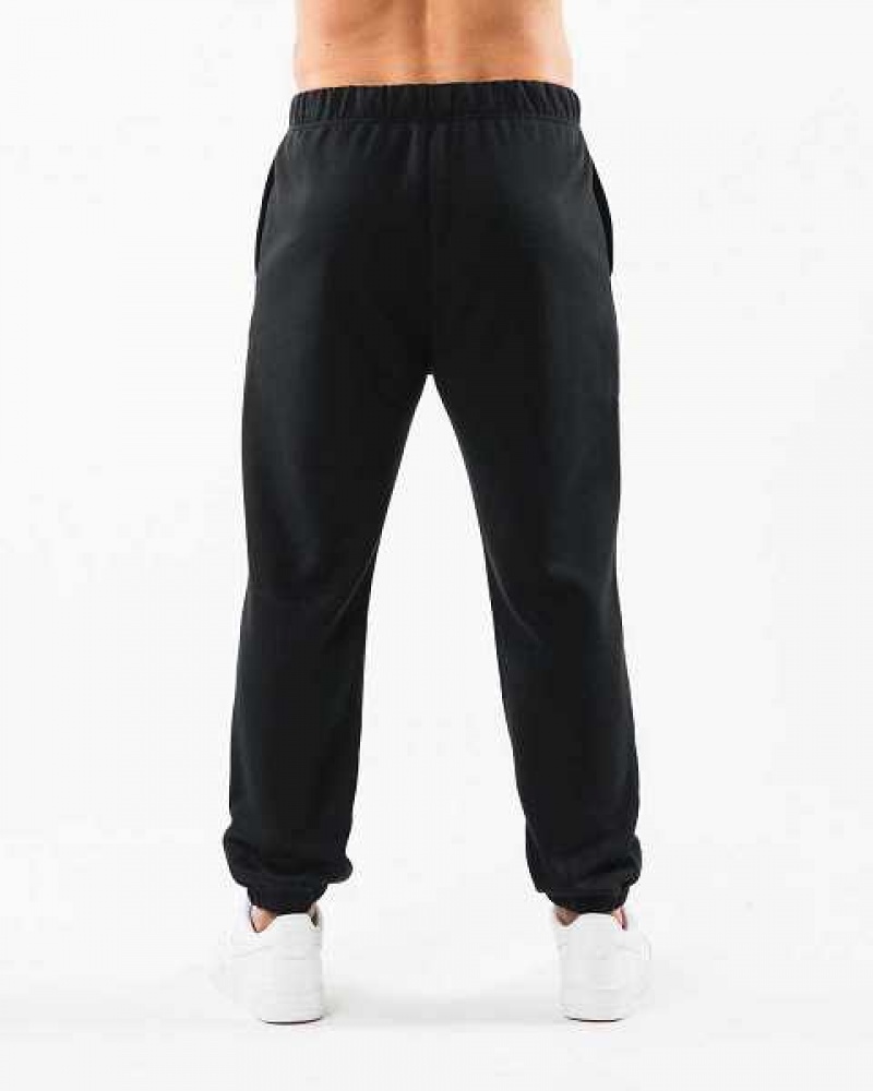 Black Men's Alphalete Academy Relaxed Jogger | UAE-703541