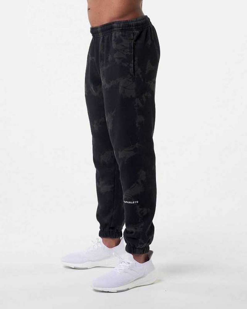 Black Men's Alphalete HCTS Jogger | UAE-205397