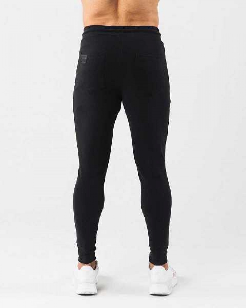 Black Men's Alphalete Identity Jogger | UAE-827943