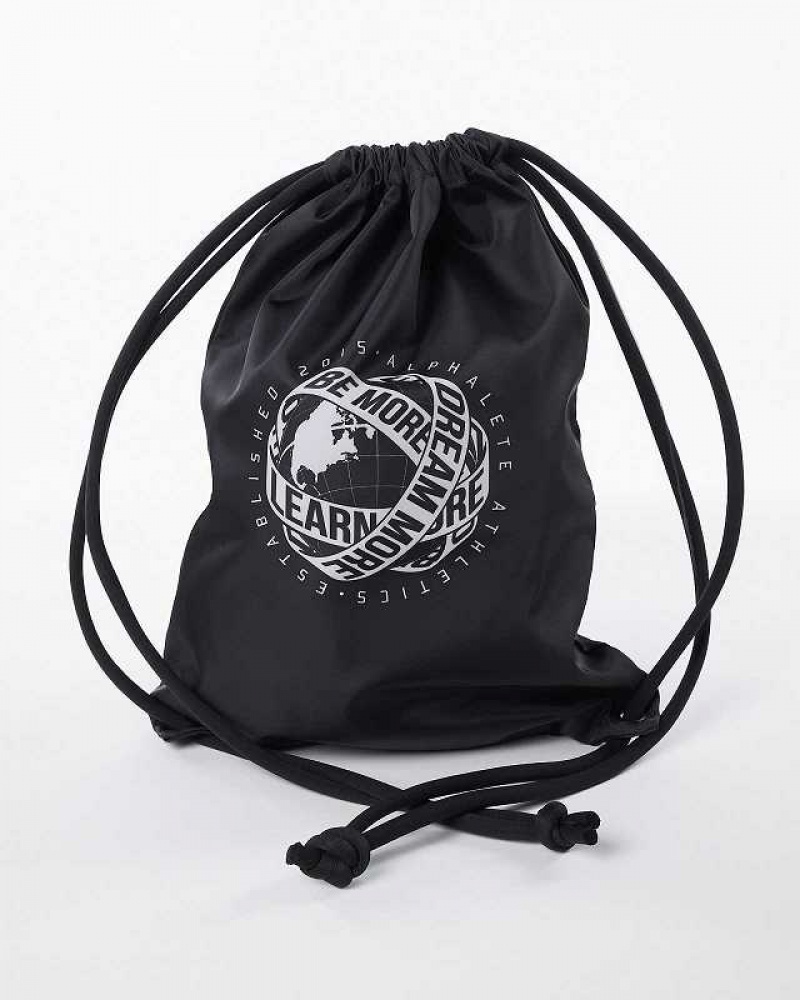 Black Unisex Alphalete Global Impact Bags | UAE-492015