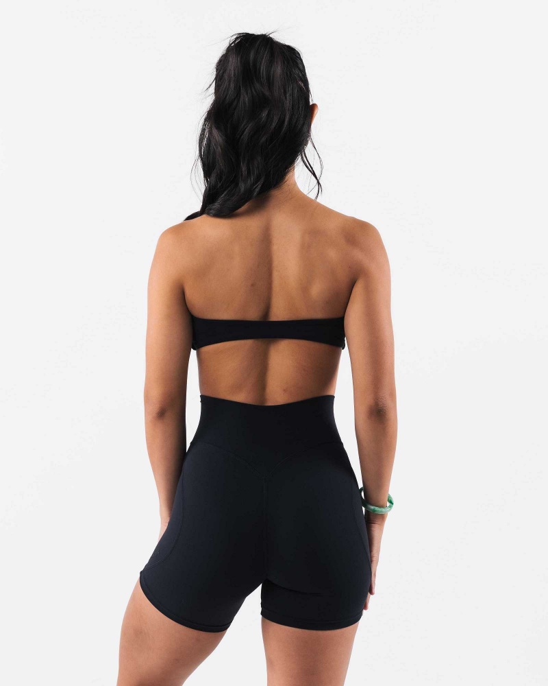 Black Women's Alphalete Aura Bandeau | UAE-537120