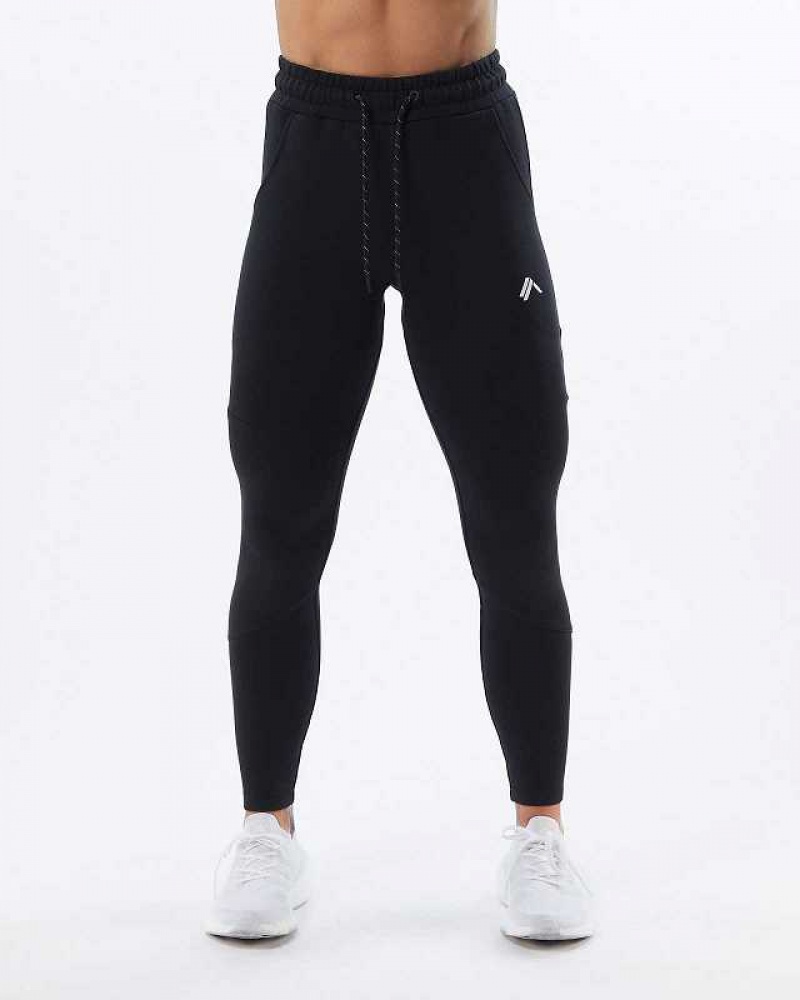 Black Women's Alphalete ELMTS Zip Jogger | UAE-960347