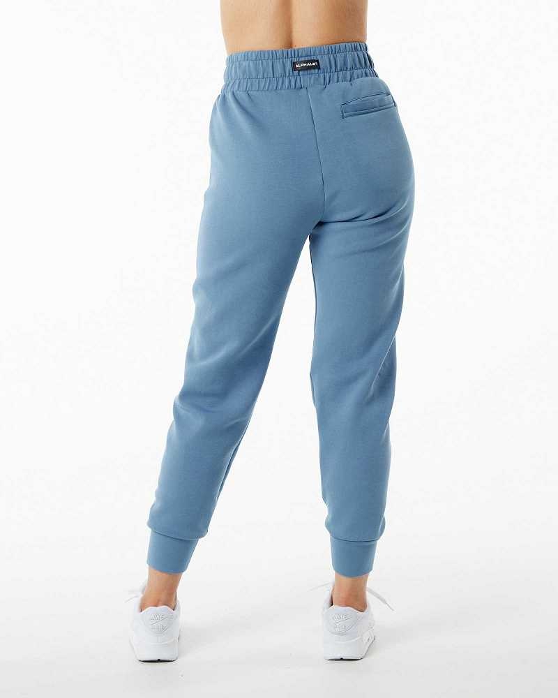 Blue Women's Alphalete ELMTS Cuffed Jogger | UAE-680512