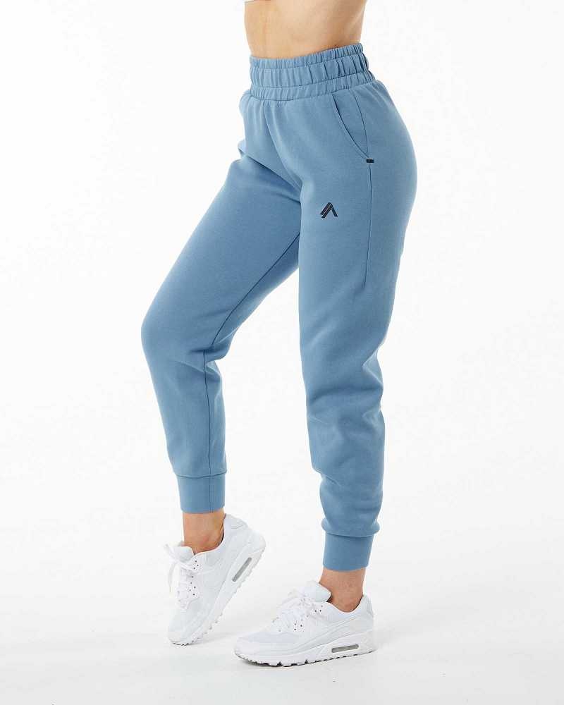 Blue Women\'s Alphalete ELMTS Cuffed Jogger | UAE-680512