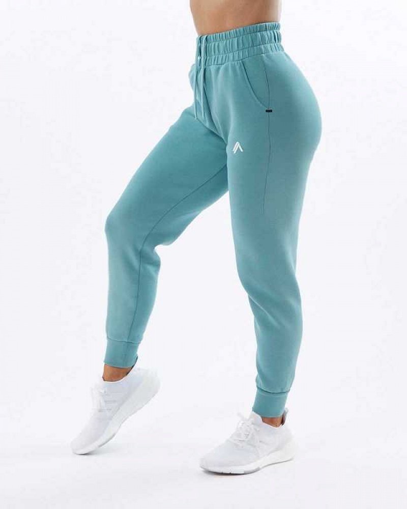 Blue Women\'s Alphalete ELMTS Cuffed Jogger | UAE-672308