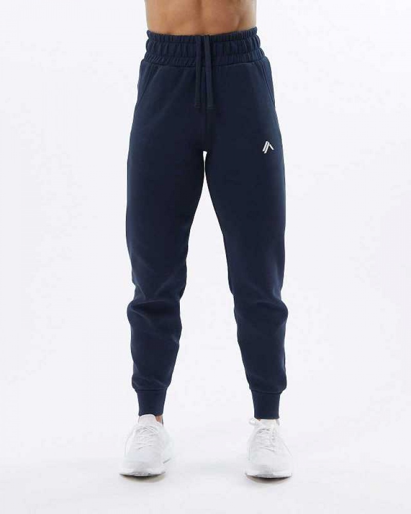 Blue Women's Alphalete ELMTS Cuffed Jogger | UAE-753146