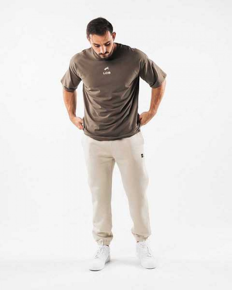 Brown Men's Alphalete Academy Relaxed Jogger | UAE-312495