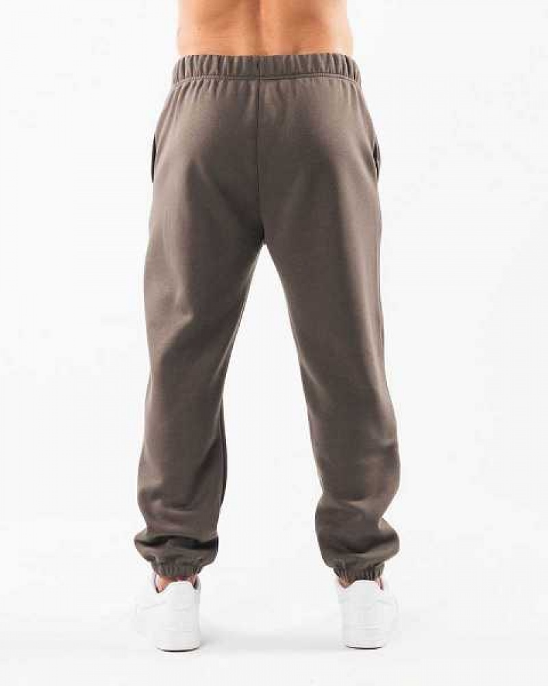 Brown Men's Alphalete Academy Relaxed Jogger | UAE-741023