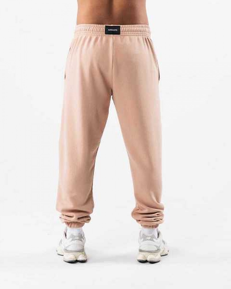 Brown Unisex Alphalete Earth Dye Natural Jogger | UAE-120876