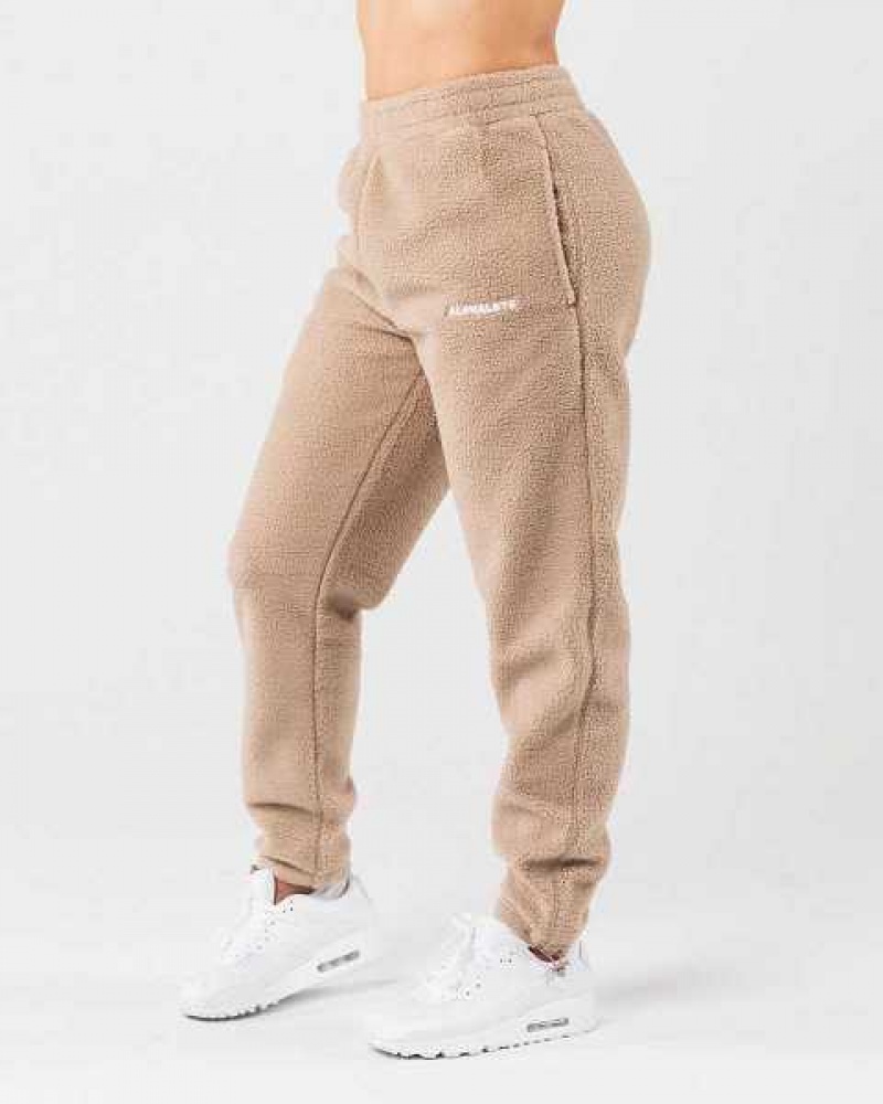 Brown Unisex Alphalete King Jogger | UAE-346879