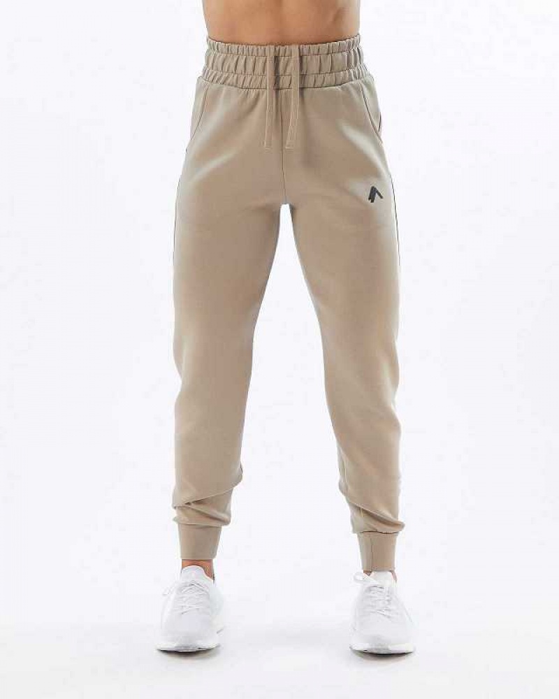 Brown Women's Alphalete ELMTS Cuffed Jogger | UAE-381479