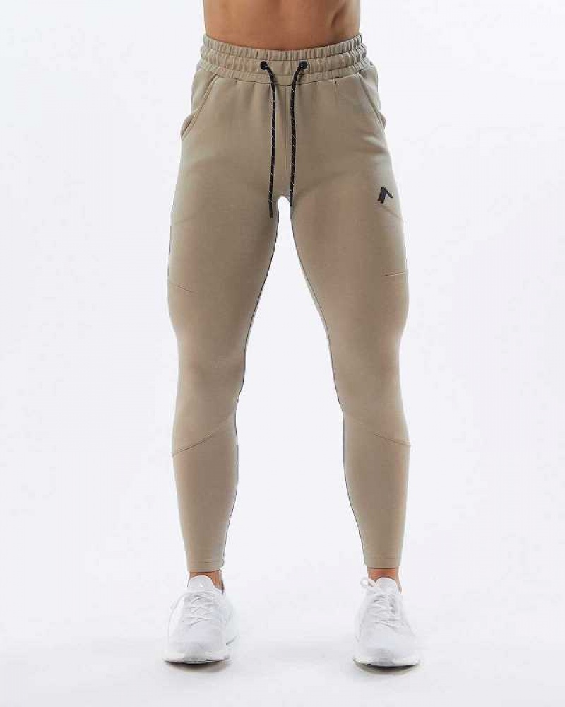 Brown Women's Alphalete ELMTS Zip Jogger | UAE-625408