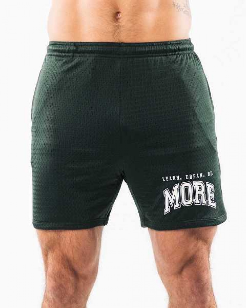 Dark Green Men\'s Alphalete LDB More Mesh 6\