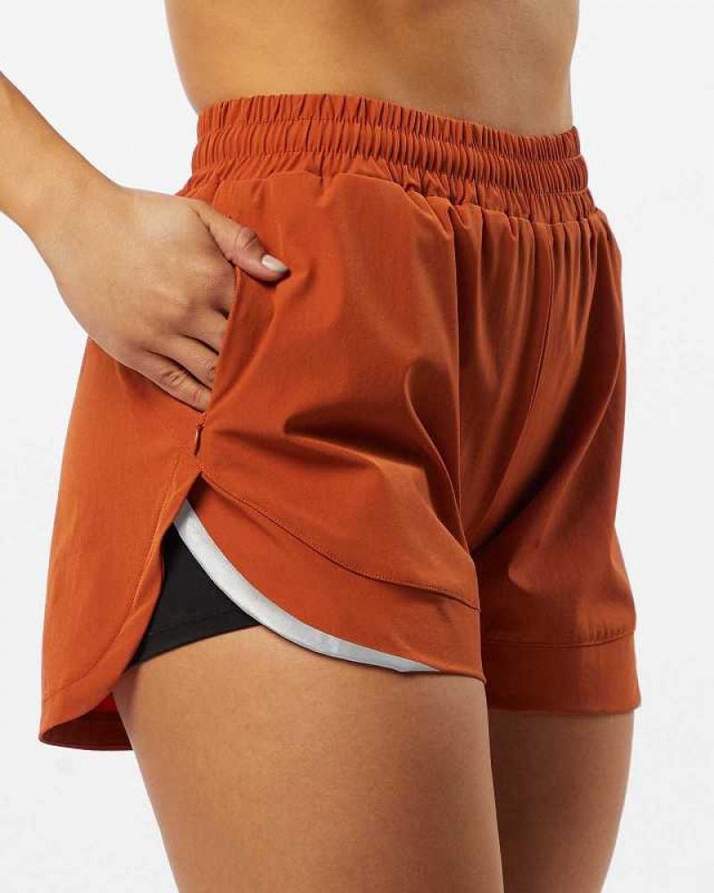 Dark Orange Women's Alphalete Stride 3