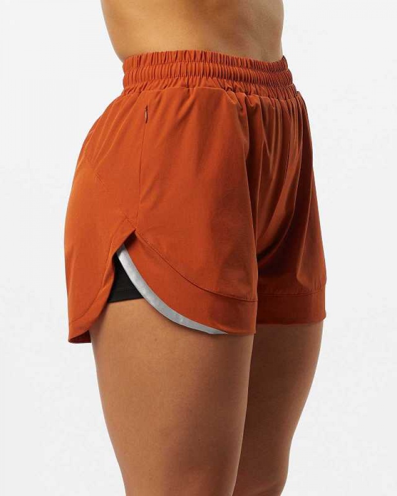 Dark Orange Women's Alphalete Stride 3