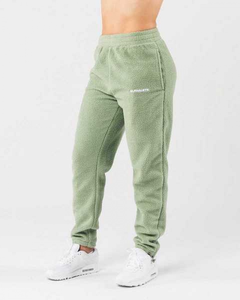 Green Unisex Alphalete King Jogger | UAE-635017