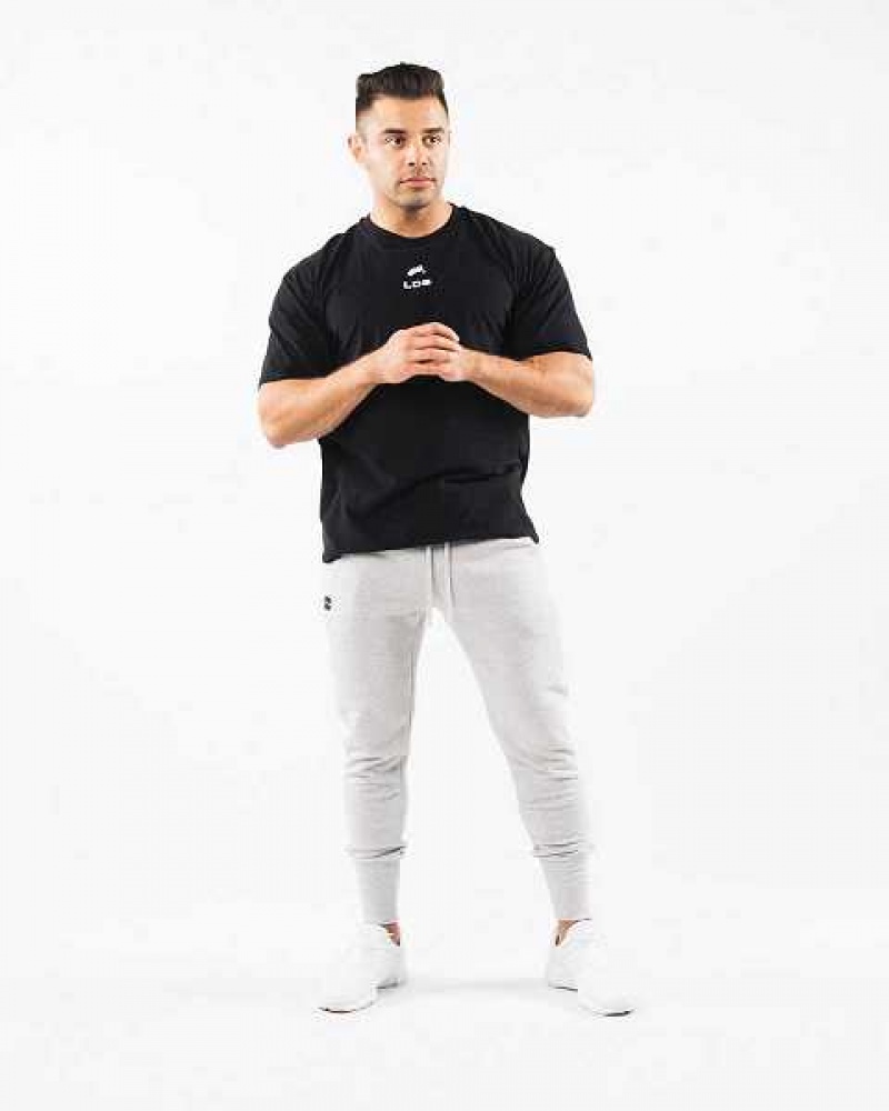 Grey Men's Alphalete Academy Club Jogger | UAE-749038