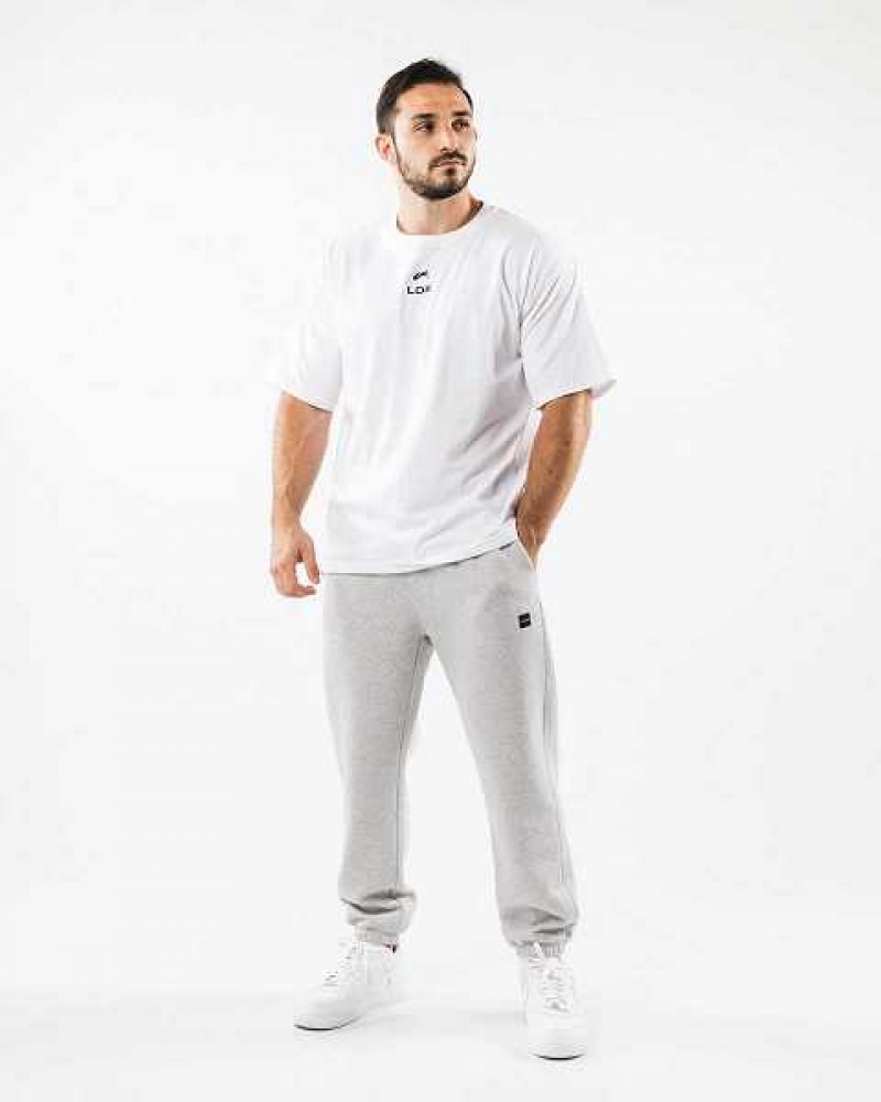 Grey Men's Alphalete Academy Relaxed Jogger | UAE-859632