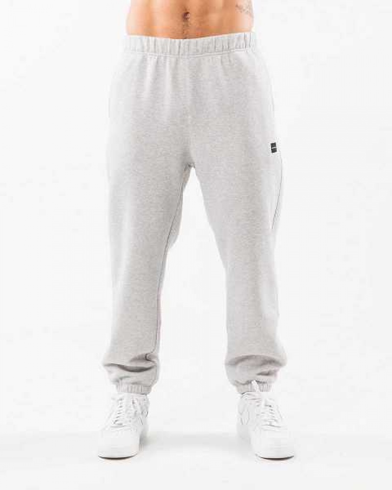 Grey Men\'s Alphalete Academy Relaxed Jogger | UAE-859632