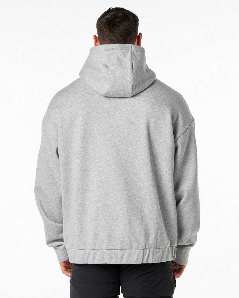 Grey Men's Alphalete Classic Full-Zip Jackets | UAE-351987