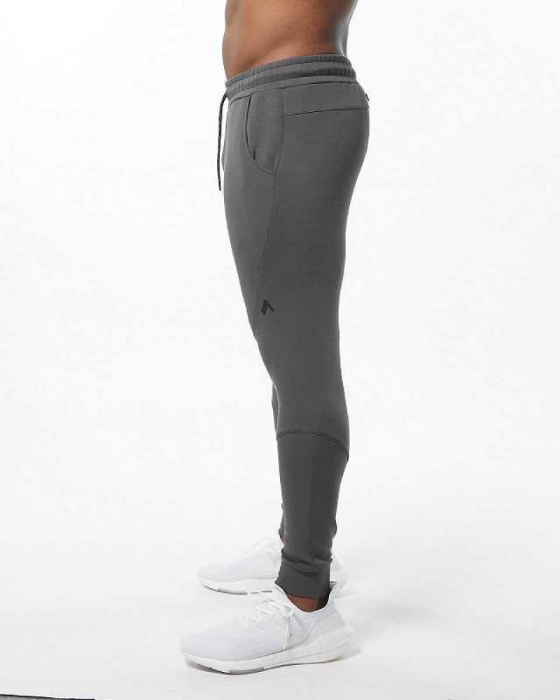 Grey Men's Alphalete ELMTS Cuffed Jogger | UAE-192843