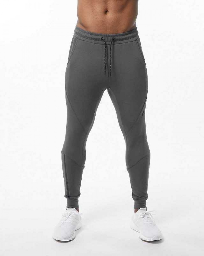 Grey Men\'s Alphalete ELMTS Cuffed Jogger | UAE-192843