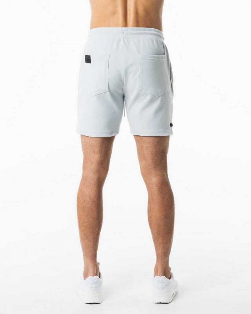 Grey Men's Alphalete Identity 6” Shorts | UAE-230618