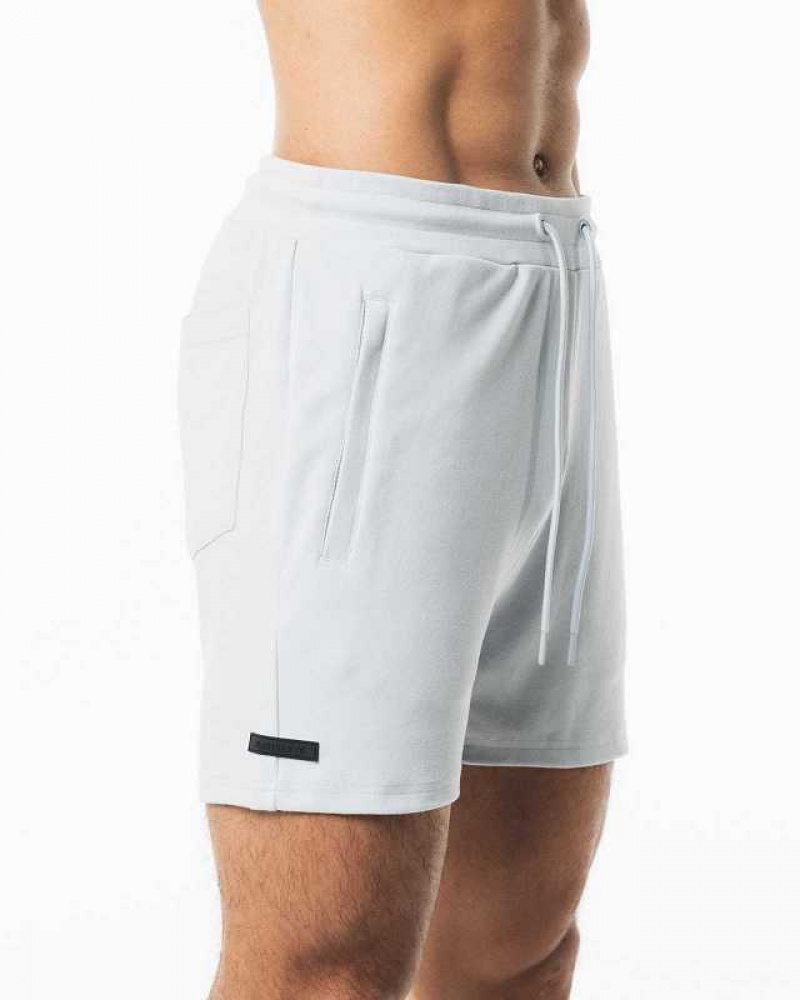 Grey Men's Alphalete Identity 6” Shorts | UAE-230618