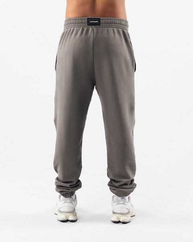 Grey Unisex Alphalete Earth Dye Natural Jogger | UAE-436127